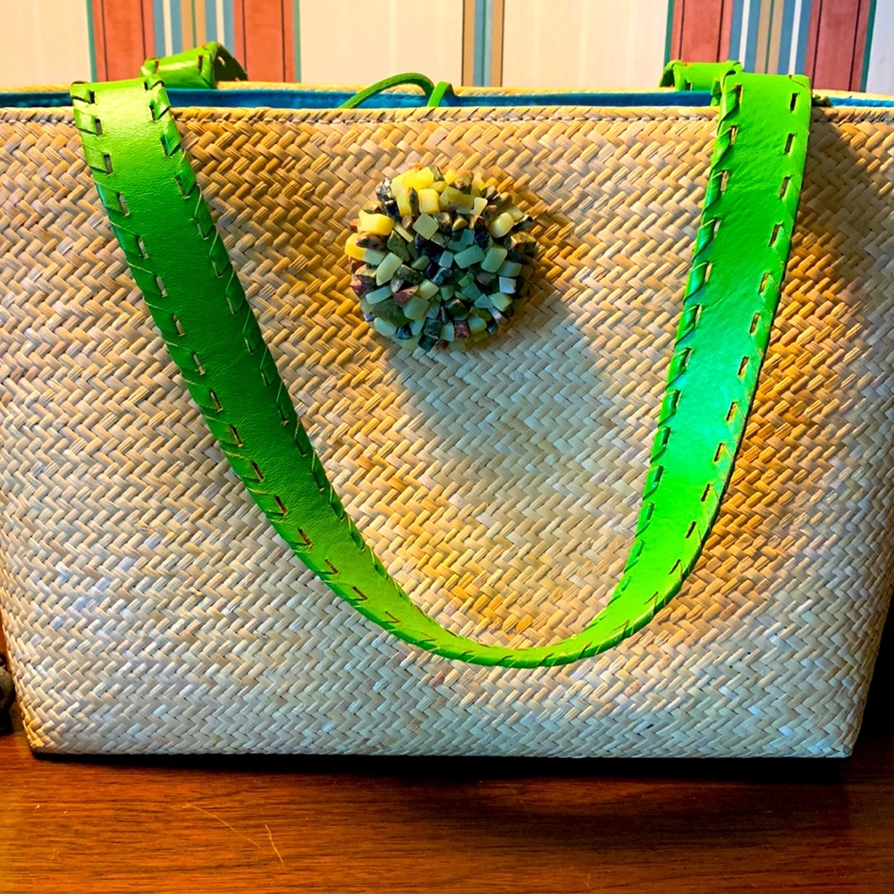 Rare The SAK straw handbag